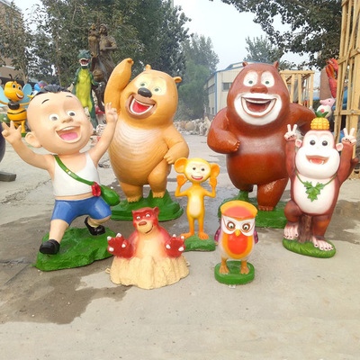 熊出没动画雕塑中的计算机网络技术应用